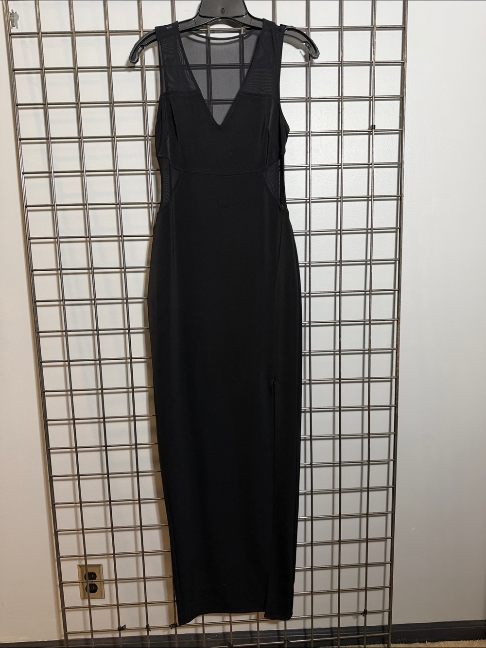 Express Black V-Neck Sleeveless Maxi Dress